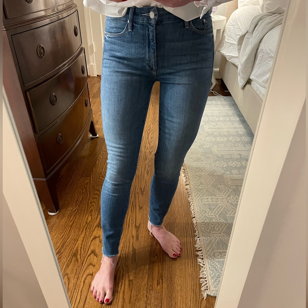 Mother denim Looker Ankle Fray